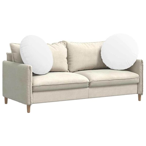 vidaXL S&aelig;depuder 2 pcs Hvid &Oslash;80 x 29 cm Stof