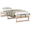 vidaXL Sengestel Brun 90 x 210 cm Massiv fyrretr&aelig;
