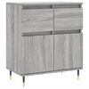 vidaXL sk&aelig;nk 60x35x70 cm konstrueret tr&aelig; gr&aring; sonoma-eg