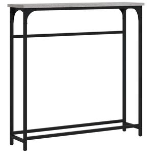 vidaXL konsolbord 75x19,5x75 cm konstrueret tr&aelig; gr&aring; sonoma-eg