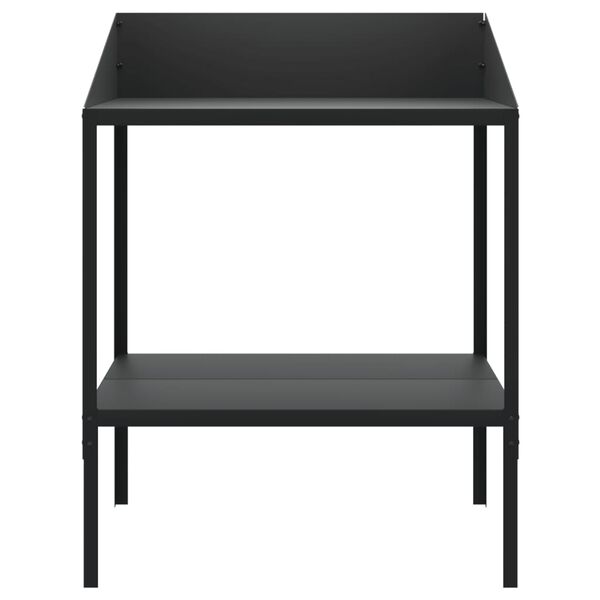 vidaXL plantestativ 75,5x54,5x100 cm galvaniseret st&aring;l antracitgr&aring;