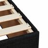 vidaXL Sengeramme uden madras Sort 100x200 cm Stof
