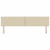 vidaXL Hovedg&aelig;rde Creme 200 cm Stof