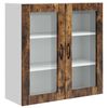 vidaXL V&aelig;gl&aring;gskab PORTO R&oslash;get eg 80 x 31 x 80 cm Konstrueret tr&aelig;