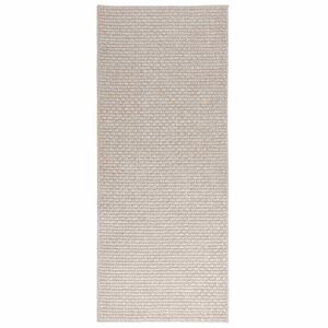 vidaXL Omr&aring;det&aelig;pper Rektangul&aelig;r FARO Creme 150 x 80 cm Polyester