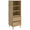 vidaXL Highboard Artisan-eg 40 x 36 x 110 cm Konstrueret tr&aelig;