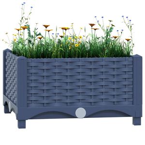 vidaXL h&oslash;jbed 40x40x23 cm polypropylen