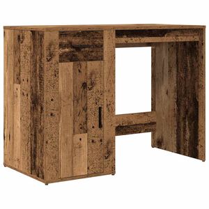 vidaXL skrivebord 100x49x75 cm konstrueret tr&aelig; antikt tr&aelig;look