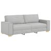 vidaXL 3-personers sofa skygr&aring; 220x78x84 cm stof