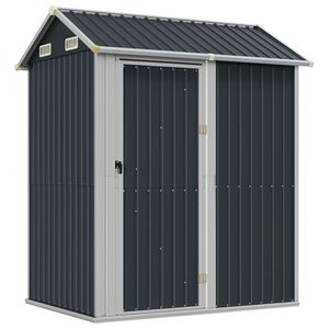 vidaXL haveskur antracit 192x152,5x237 cm galvaniseret st&aring;l