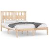 vidaXL sengeramme 120x190 cm massivt fyrretr&aelig;