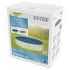 Intex solopvarmet poolovertræk 348 cm polyethylen blå