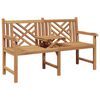 vidaXL Haveb&aelig;nk 150 x 60 x 90 cm Massiv Teaktr&aelig;