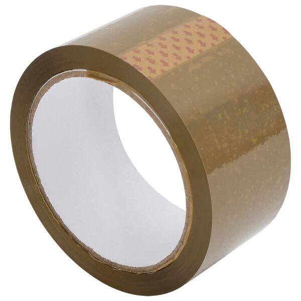 vidaXL pakketape 36 stk. 48 mm x 66 m brun