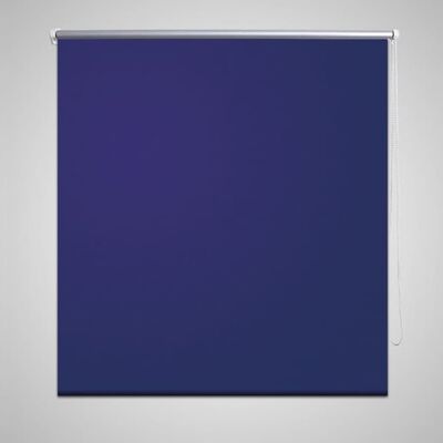 Mørklægningsrullegardin 100 x 230 cm marineblå