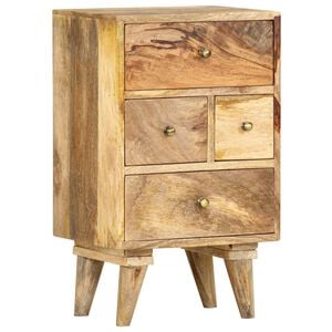 vidaXL sengebord 36x30x60 cm massivt mangotr&aelig;