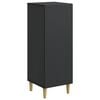 vidaXL Sideboard Sort 33 x 34,5 x 90 cm Konstrueret tr&aelig;