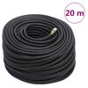vidaXL hybrid luftslange 0,6" 20 m gummi og PVC sort