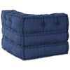 vidaXL Modul Hjørnesofa Indigo 70 x 70 x 56 cm Stof