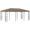 vidaXL pavillon 6x3 m stof gr&aring;brun