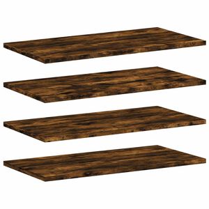 vidaXL v&aelig;ghylder 4 stk. 60x30x1,5 cm konstrueret tr&aelig; r&oslash;get egetr&aelig;