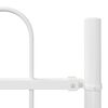 vidaXL Havehegn 2 pcs Hvid 3,4 x 1,2 m Pulverlakeret st&aring;l