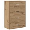 vidaXL Sideboard Artisan Egetr&aelig; 60 x 31 x 84 cm Konstrueret tr&aelig;