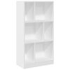 vidaXL bogreol 57x28,5x107,5 cm konstrueret tr&aelig; hvid