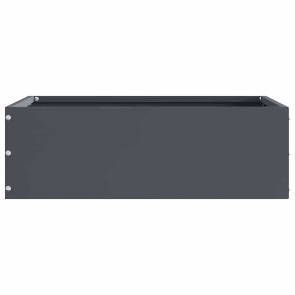 vidaXL Pl&aelig;nekant 6 pcs Antracit 40 x 40 x 13 cm St&aring;l