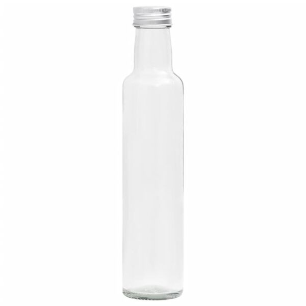 vidaXL sm&aring; glasflasker med skruel&aring;g 10 stk. 260 ml