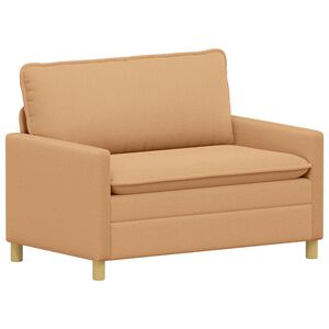 vidaXL Sofa Beige 126 x 81 x 87,5 cm Stof