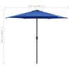 vidaXL haveparasol med aluminiumstang 270x246 cm azurbl&aring;