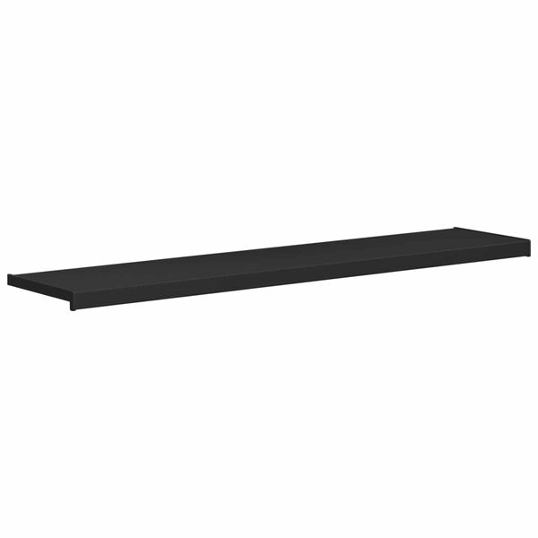 vidaXL Vindueskarm Antracit med tr&aelig;struktur 120 x 35 x 4,5 cm PVC