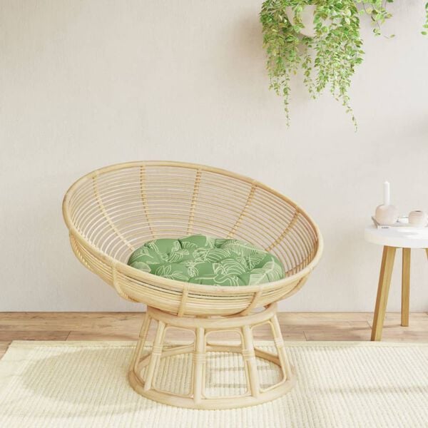 vidaXL rund hynde &Oslash;60x11 cm oxfordstof bladm&oslash;nster