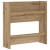 vidaXL Sko skab Artisan Egetr&aelig; 60 x 18 x 60 cm Konstrueret tr&aelig;