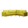 vidaXL sofas&aelig;t 5 dele stof gul