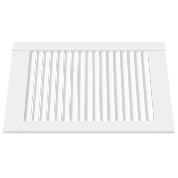 vidaXL skabsl&aring;ger 4 stk. 61,5x39,4 cm lameldesign massivt fyr hvid
