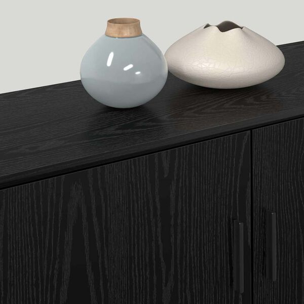 vidaXL V&aelig;gh&aelig;ngt TV-skab s&aelig;t 3 pcs Sort eg 100 x 34,5 x 40 cm