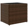 vidaXL plantekasser 2 stk. 36x30x32 cm polyrattan brun