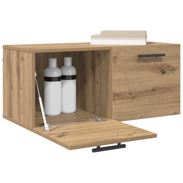 vidaXL Vægskab artisan eg 80 x 36.5 x 35 cm Konstrueret træ