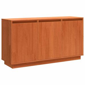 vidaXL Sideboard Brun eg 111 x 34 x 60 cm Massiv fyrretr&aelig;