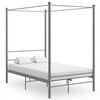 vidaXL sengestel til himmelseng 140x200 cm metal gr&aring;