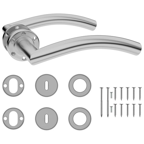 vidaXL buet d&oslash;rh&aring;ndtagss&aelig;t med BB-rigell&aring;s rustfrit st&aring;l