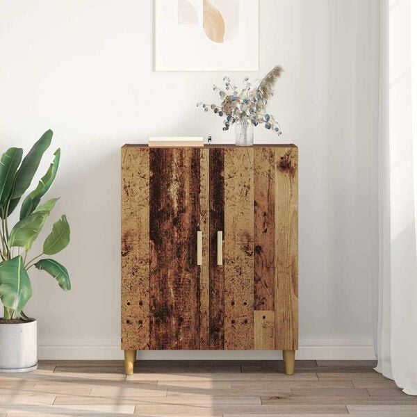 vidaXL Sideboard Gammelt tr&aelig; 70 x 34 x 90 cm Konstrueret tr&aelig;