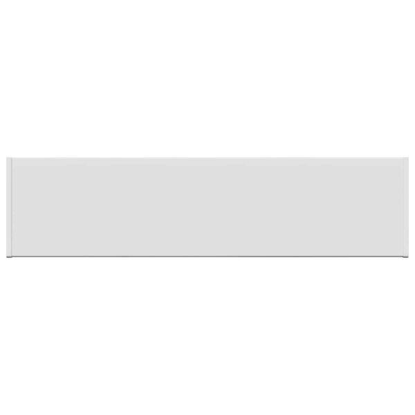 vidaXL Vindueskarm Hvid 100 x 25 x 4,5 cm PVC