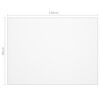 vidaXL bordbeskytter 120x90 cm 1,6 mm PVC mat