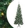 vidaXL Hj&oslash;rne Kunstigt Juletr&aelig; med 300 LED'er Gr&oslash;n 180 cm PVC og metal