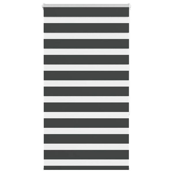 vidaXL zebragardin sort 90x150 cm stofbredde 85,9 cm polyester