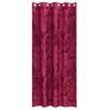 vidaXL Velour Gardiner med gardiner 2 pcs Vinr&oslash;d 245 x 140 cm Fl&oslash;jl