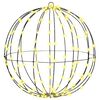 vidaXL Bold 160 LED'er Varm hvid 50,5 x 50,5 x 52 cm Metal